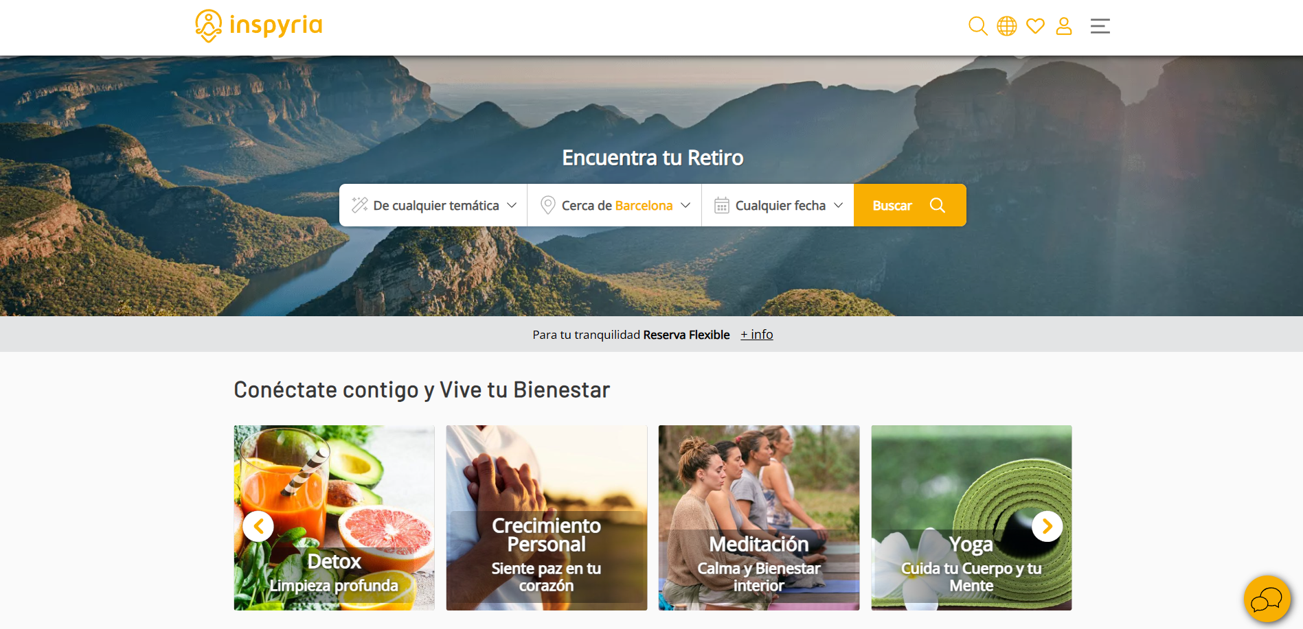 Inspyria – Platform for Retreats and Holistic Wellness